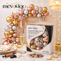 mevoviqo™ Premium 120PCS Balloon Arch Kit with Metallic Confetti Balloons, Party Backdrop Decorations & DIY Celebration Decor